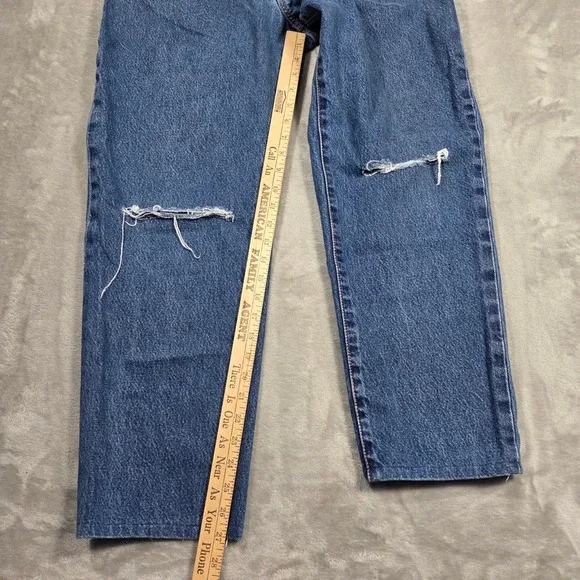 Vintage Levis 550 Classic Relaxed Fit Tapered Leg Jeans Denim Women 16 Retro - Picture 4 of 9